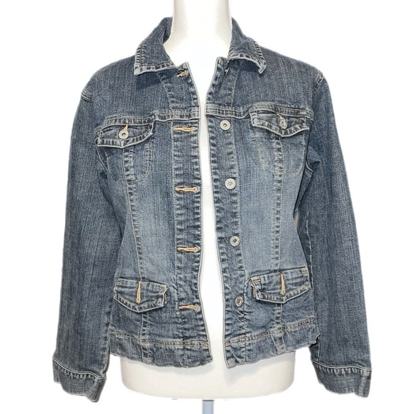 Chicos Platinum Denim - Heavy Weight - Fitted - Size 1 (Traditional Small) - Picture 8 of 10